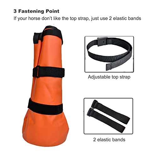 yeezo Hoof Soaking Bag Horse Soaking Boot Hooves Wrapped Easy Soaker Treating Bags with EVA Pad