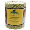 Portable Electric Fence Poly Wire 1312 Feet 400 Meters, 6 Stainless Steel Conductors for Reliable Conductivity, UV Treatment, Rust Resistance - Yellow & Black - size: 1312ft