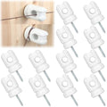 Blulu 12 Pcs Electric Fence Insulators Porcelain Heavy Duty Ceramic 1.8 Inches Lag Screw White Insulator Wire Holder for Wood Post Electric Wire Fence for Agricultural Ranchers