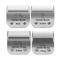Replacement Blades set compatible with Oster Classic 76/Andis dog Clippers | Include（1-1/2+#2+3-1/2+3-3/4）Cut Length 4mm to 13mm，4 Pack - color: 4MM-13MM(4 PACK)