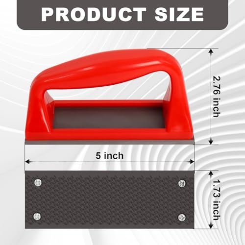 Mini Hoof Rasp for Horses, Farrier Rasp for Goat Feet Hooves,Ergonomic Grip | Carbon Steel Portable Hoof Trimming Tool, Removes Excess Hoof and Smooths Rough Edges for Foals, Goats, Ponies & Donkeys