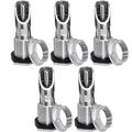 Beduan 304 Stainless Steel Pig Nipple Waterer with 1/2 Female Bulkhead Fittings for Barrel Kit Feeder Automatic Water Drinker Durable Antirust (Set of 5)