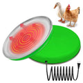Heated Chicken Waterer Heater Base Poultry Water Heated Base for Plastic/Metal Poultry Pigeon Drinker Waterer Founts Winter Chicken Coop Accessories 45W 110V-250V