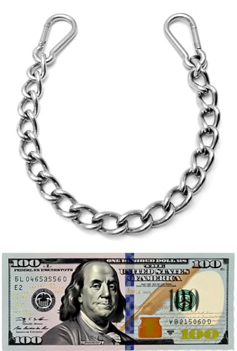 Will's Family Store 12 inches Stainless Steel Horse Curb Chain Tom Thumb Snaffle Chain - size: 1 pack, style: Tom thumb snaffle