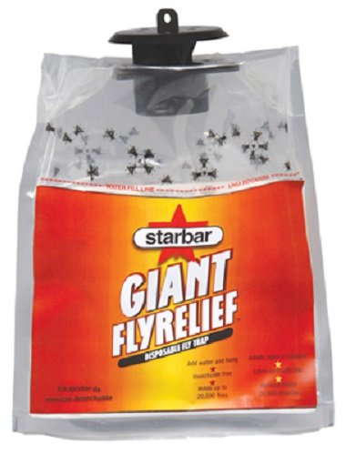 Starbar Farnam 100520213 Giant FlyRelief Disposable Fly Traps - Quantity 24