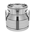 12L/3.17 Gallon Stainless Steel Milk Bucket, Heavy Duty Milk Can with Sealing Lid and Easy-Flow Spigot, Large Liquid Container Storage for Wine, Water, Coffee, Oil Storage, Transport, and Dispensing - size: 12L/3.17Gal