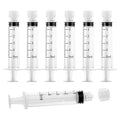 5mL Syringes without Needle, Sterile, Individually Wrapped | Luer Lock Syringe with Cap, Accurate Liquid Measurement for Lab Use and Home Care, 10 Pack - style: 5ML