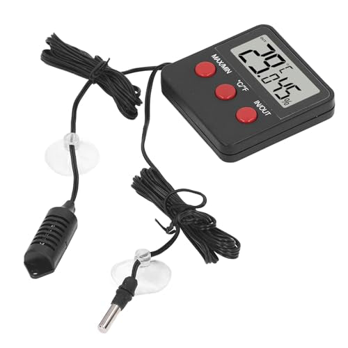 Mini Temperature and Humidity Meter Meter Gauge for Mini Thermohygrometer with Probe Probes Hygrometer Hygrometer Monitor Incubator Hygrometer Household Measuring Meter Rectal