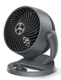 DREO Desk Fan, 12-Inch Air Circulator Fan for Bedroom, 70ft Powerful Airflow, 120° Tilt Adjustment, 25dB Ultra-Quiet, 3 Speeds Small Table Fan for Whole Room, Home, Office - color: Grey