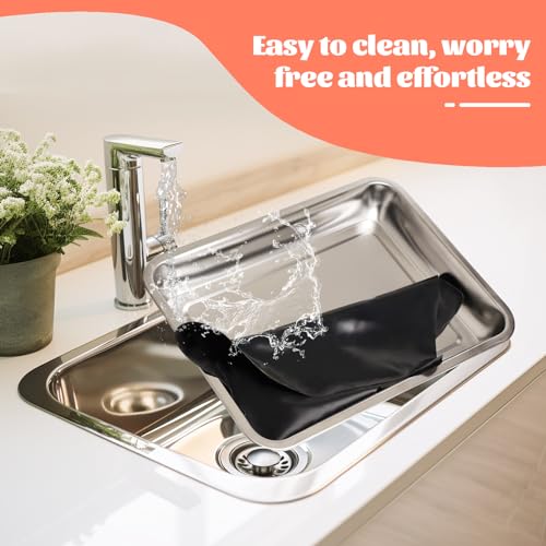 3 in 1 Rabbit Hay Feeder with Litter Box, Rabbit Feeder for Cages | Large Capacity Rabbit Feeder with 2 Stainless Steel Bowls, Litter Box for Guinea Pig Chinchilla Bunny Other Small Animals
