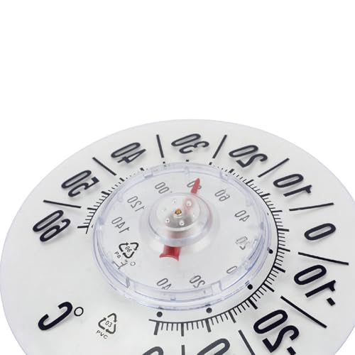 BinaryABC Outdoor Window Thermometer for Outside Temperature,No Battery Required for Home,Office, Patio Garden Decor