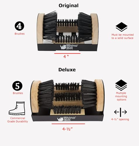 Original Boot Scrubber, Outdoor Shoe Scraper Brush