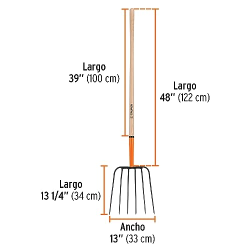 TRUPER BPJ-6 6-Tine Manure Fork 13" (33cm)