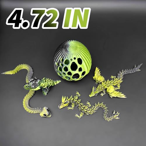 5 Pcs，12" 3D Printed Dragon Eggs,Dinosaur Egg,Crystal Dragon Toys,Snake Eggs, Animals,Fidget Toy,Desk Executive Toy，Easter Eggs Basket Stuffers,Toys for Boys Kids Teen 5-7 4-6 8-12 - color: Oo-02