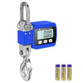 1100lb Digital Hanging Scale with Cast Aluminum Case, Handheld 500Kg Mini Crane Scale with Hooks for Farm Hunting Outdoor (Blue, 1100lbs) | 500KG Heavy Capacity, High Accuracy Weighing, kg/lb/N Unit Conversion, Suitable for Fishing, Farm, Hunting - color: