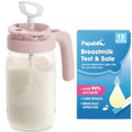 Papablic Breast Milk Alcohol Test Strips and Glass Formula Mixing Pitcher