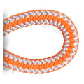 16-Strand 1/2 in (12.7 mm) Arborist-16™ Rope - 5400 lbs MBS - Static Climbing Rope - Rescue Operations - High Visibility - 200 ft - Tight Spliced Eye - Orange/White - Made in The USA - size: 200 ft - Tight Spiced Eye, style: Orange White