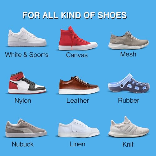 Shoe Cleaner Kit – Portable Sneaker Soles Scrubber Rag for Leather, Suede & More