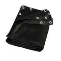 90% Black Shade Cloth 6 ft X 3 ft, Heavy Duty Sunblock Garden Shade Tarp | Sun Shade Netting with Grommets for Plant Cover, Greenhouse, Pergola, Patio, Tomatoes, Backyard, Kennel, Mocha, Chicken Coop - color: Black, size: 6 ft X 3 ft