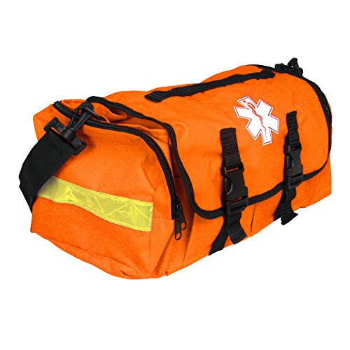 Dixie EMS First Responder On Call Trauma Bag W/Reflectors - Orange - color: Orange