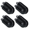 Electric Fence Insulator for Corner or End Post, 36 Pack, Black | For Electric Fence Wire
