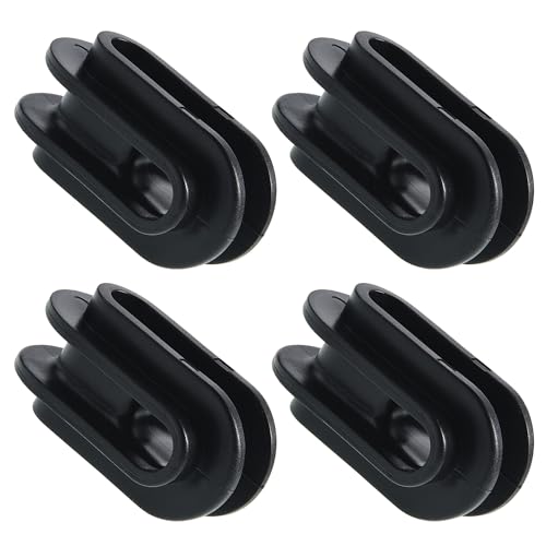 Electric Fence Insulator for Corner or End Post, 36 Pack, Black | For Electric Fence Wire