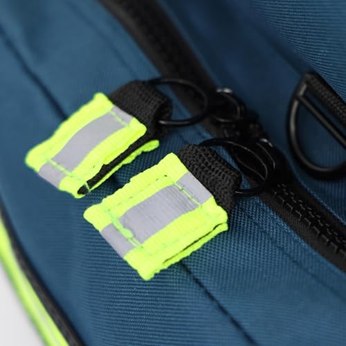 Lightning X Large EMT Medic First Responder EMS Trauma Jump Bag w/Dividers - color: Navy Blue