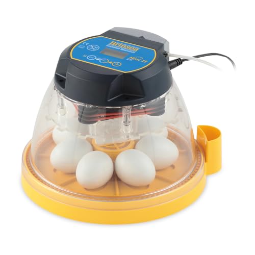 Brinsea Mini II EX Egg Incubator with Automatic Turning & Humidity Control | 50+ years of expertise! Built-in automatic humidity, auto-turn & temp alarms take the guesswork out of hatching 7-12 eggs