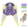 Children Patient Lift Sling, Dreamy Cloud Printed Transfer Sling for Child, Adjustable Medical Lift Aid for Home Use, Up to 110kg (7-10 Years Old) - size: 7-10 Year old