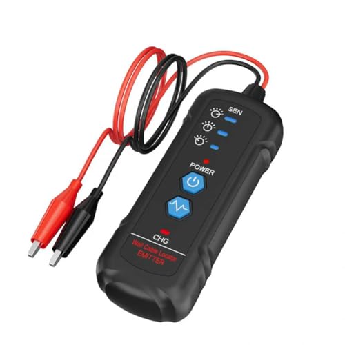 Underground Wire Locator and Cable Tracker Kit Dog Fence Wire Break Locator | Buried Wire Locators Professional Wire Finder with Signal Detector, Carrying Case and Accessories