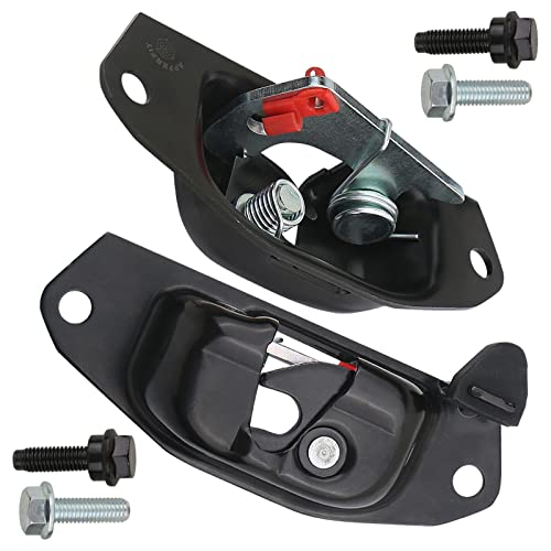 Tailgate Latch Lock w/Cable Bolts 15921948 15921949 Compatible with 1999-2007 Chevrolet Chevy Silverado/GMC Sierra 1500 2500 3500 for Rear Tail Gate Panel Side Left & Right - size: 1999-2007