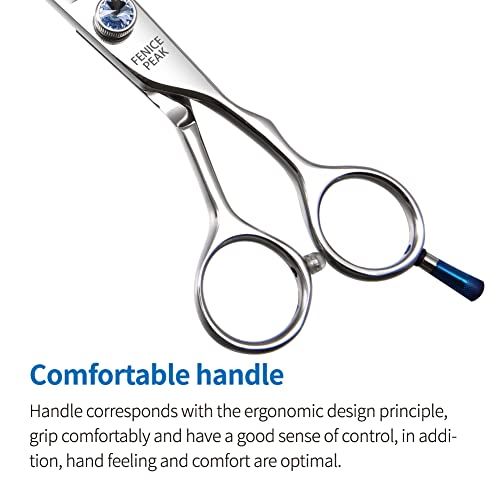 Fenice Professional 7/7.5/8 Pet Grooming Scissors Thinning Cutting Shears for Dog s/Cats Thinning Rate:70-80% (7.5 inch) - size: 7.5''