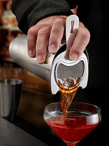 Barfly Fine Mesh Spring Strainer, Stainless Steel - color: Stainless Steel