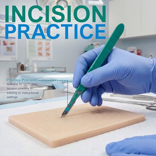 MED PRIDE Disposable Surgical Scalpels, Sterile, #10 Steel Blade, 10-Pack - style: #10