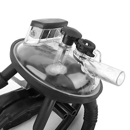 Milking Cluster, 240CC Stainless Steel Rubber Thick Cow Milking Cluster with A Hook, Tough Strong Structure Cow Milk Collector, Smooth Milk Cup Set for Vacuum Pump Milking Machine
