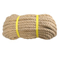 Natural Jute Rope, Heavy Duty Thick Rope, 3/8 in x 100 ft | For indoor and outdoor crafts, nautical rope decor, railings, hammocks, swings, gardening and tug of war - size: 3/8 in x 100 ft