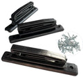 Electric Fence Polytape High Tensile Insulators for Wood Post, Fencing Accessories, Black (PK50)