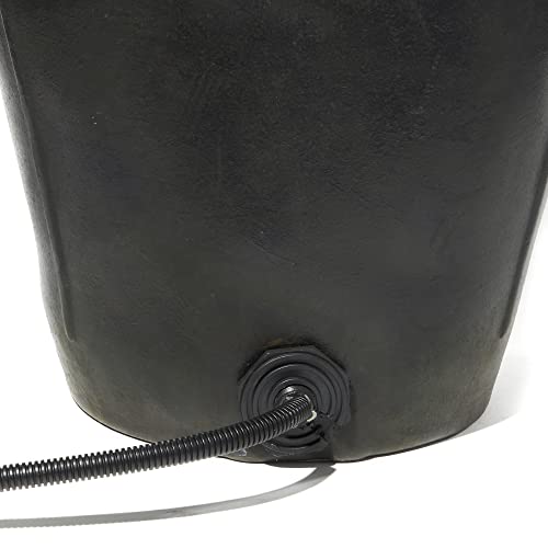 Farm Innovators FB-15R 4.5 Gallon Rubber 90 Watt Heated Bucket w/Built in Thermostat to Resist Cold (2 Pack) - color: 4.5 Gallon, size: 2 Pack