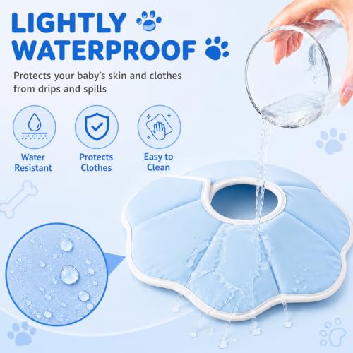 Avont Cat Cone XS Adjustable Soft E-Collar, Blue | XS fits 4.0-6.5" necks, Depth 3.4", breathable & soft, prevents licking Water-resistant & easy clean - color: Blue, size: XS(Neck:4.0"-6.5")