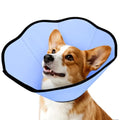 MIDOG Dog Cone Collar After Surgery, Soft Dog Cone Alternative to Stop Licking,Adjustable Elizabethan Recovery Cones for Small to Large Sized Dogs - color: Blue, size: M
