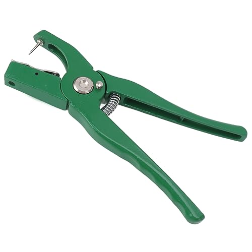 Livestock Ear Tag Plier, Lightweight Aluminum Alloy Ergonomic Design, Ear Tag Applicator Tool, Green Durable Constructio