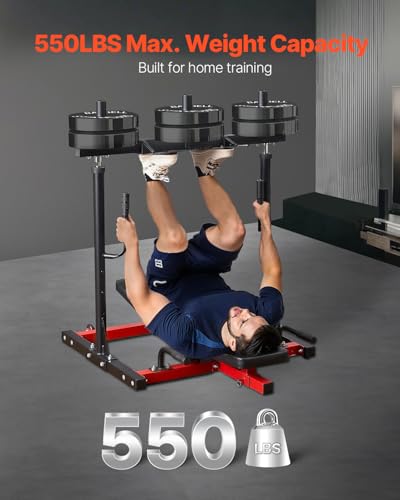VEVOR Leg Press Machine, 700/550/440 LBS Capacity Lower Body Special Leg Machines, Adjustable Leg Strength Workout for High-Intensity Presses, Home Gym Workout Training Weight Equipment - style: Vertical Leg Press Machine 550lbs