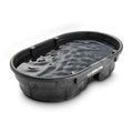 Rubbermaid Commercial Products Stock Tank, 50-Gallons, Structural Foam, Heavy Duty Container, for Livestock/Animal/Cattle Feed & Water, Outdoor Homemade Pool/Hot Tub/Bathtub, & Pet Cleaning/Dog Wash - size: 50 Gallon