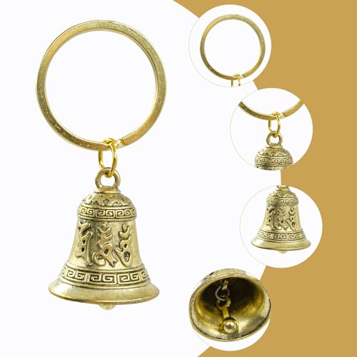 Goat Collar, 3 Pack Goat Collars with Metal Bell, Polyester Adjustable Collar with Bronze Metal Bell for Sheep, Cow, Dog and Other Small Farm Animals