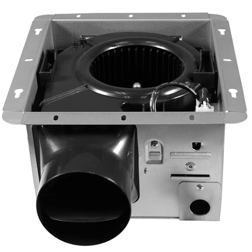 BV LED Bathroom Exhaust Fan With Light 90CFM - 0.8 Sones, Ultra Quiet, 800lm | Bathroom Vent Fan 3000K/4000K/5000K, Covers up to 80-90 Sq. Ft. | 4 Inch Duct Collar, Easy Install & Replace - size: 90 CFM w/ LED