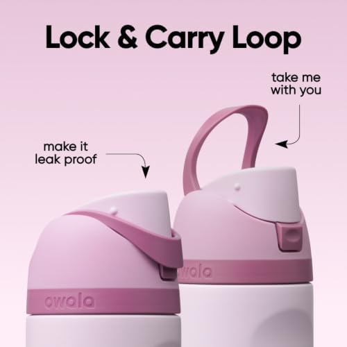 Owala FreeSip Stainless Steel Water Bottle 24 oz Lilac You A lot - color: Lilac You A Lot, size: 24 Ounces