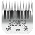 TRAH 3-3/4FC Blade Dog Grooming Clipper Replacement Blades Compatible with Andis Dog Clippers,Most A5, Wahl KM Series Clippers,Detachable Ceramic Blade,Size-3-3/4FC, 1/2-Inch Cut Length (13mm) Silver