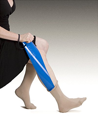 Rehabilitation Advantage Sock-EEZ Compression Sock and Stocking Remover, Blue