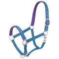 Tough1 Padded Halter with Satin Hardware - color: Turquoise, size: Horse