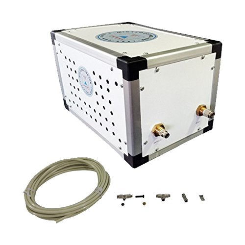 Mid Pressure Misting System - 250 PSI Patio Misting System - Up to 40 Nozzles Misting System - for Residential Misting - Stainless Steel Misting Nozzles (20 Nozzle System) - size: 20 Nozzle System